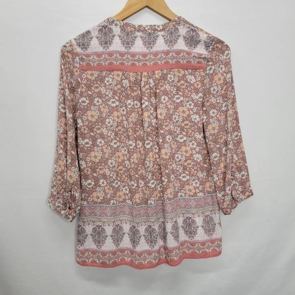 Cynthia Rowley Floral Button Up Blouse - Picture 8 of 12